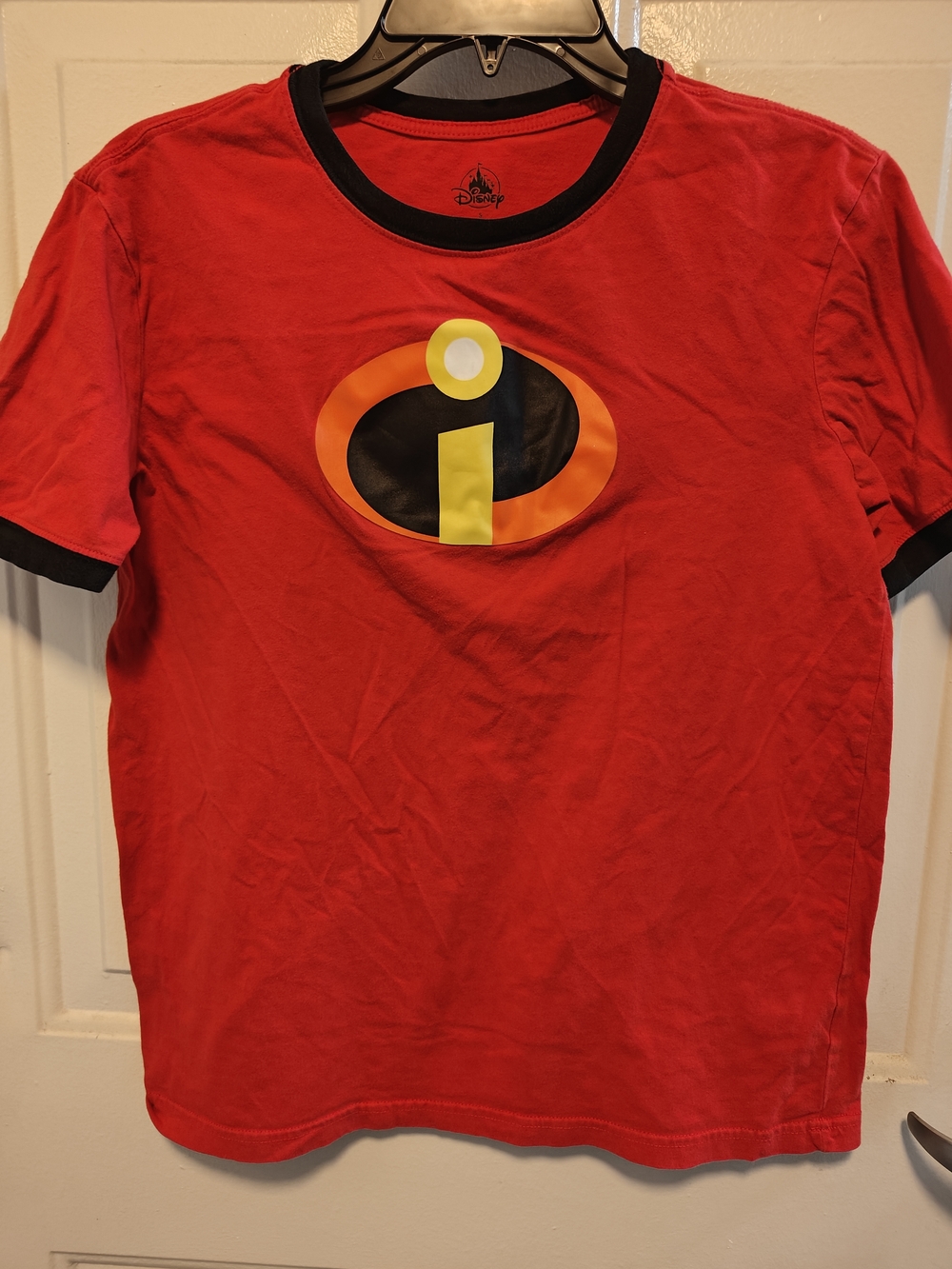 Disney The Incredibles Kids Red Graphic Ringer T-Shirt